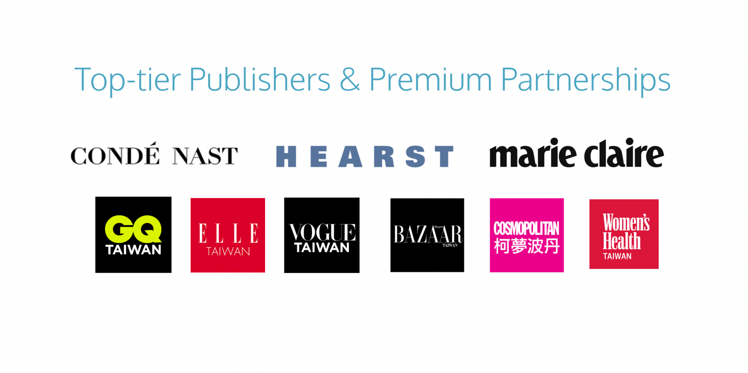 Top-tier Publishers & Premium Partnerships
