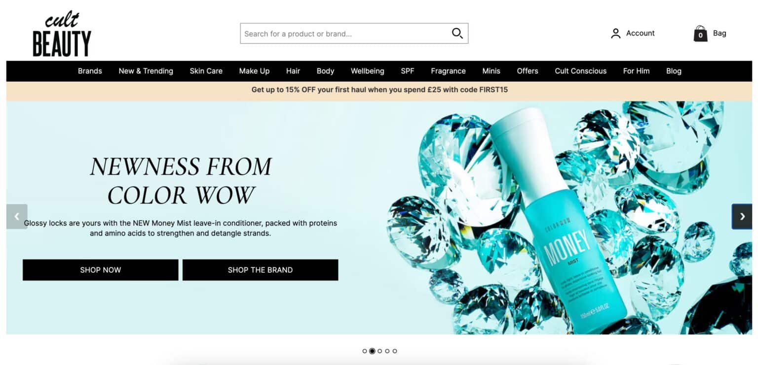 cult beauty affiliate program on skimlinks