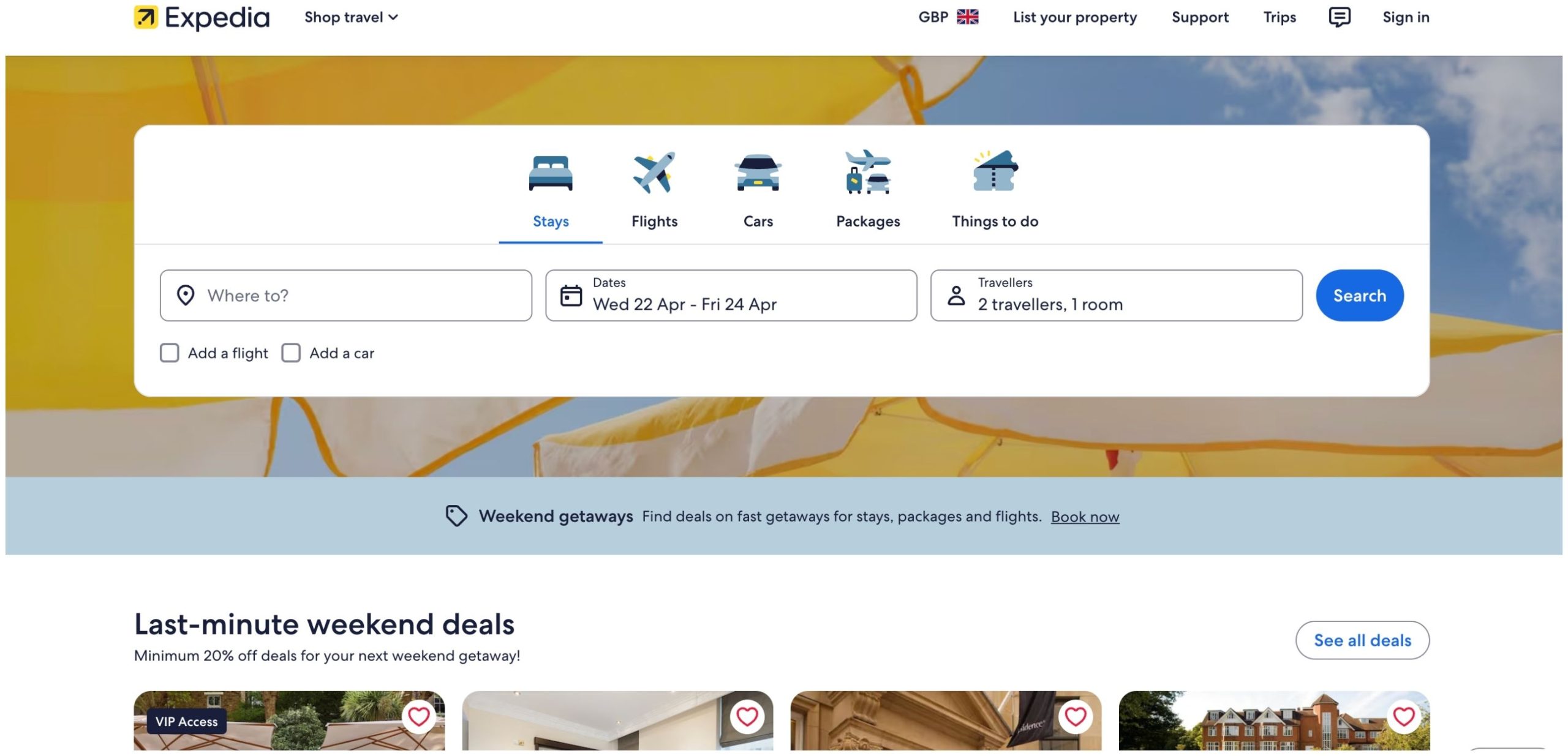 expedia affiliate program on skimlinks